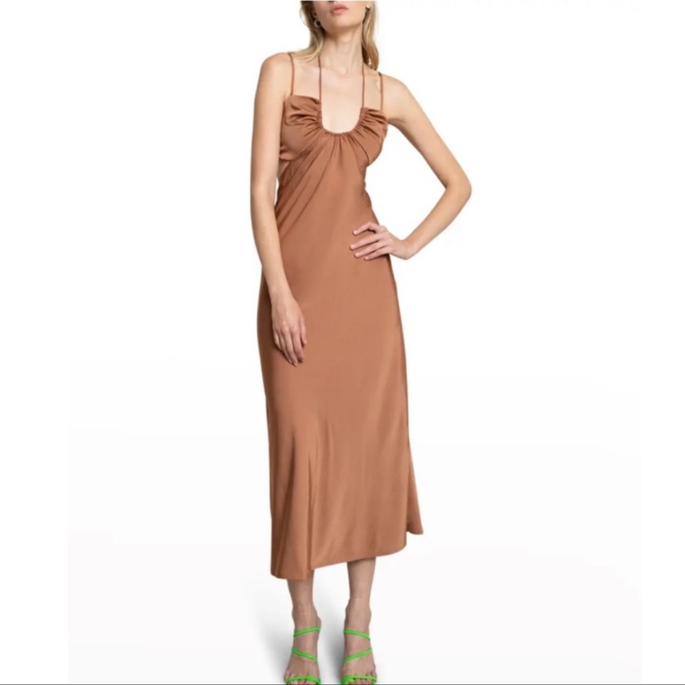 A.L.C Sienna Strappy Satin Slip Dress Size: 10, NWT